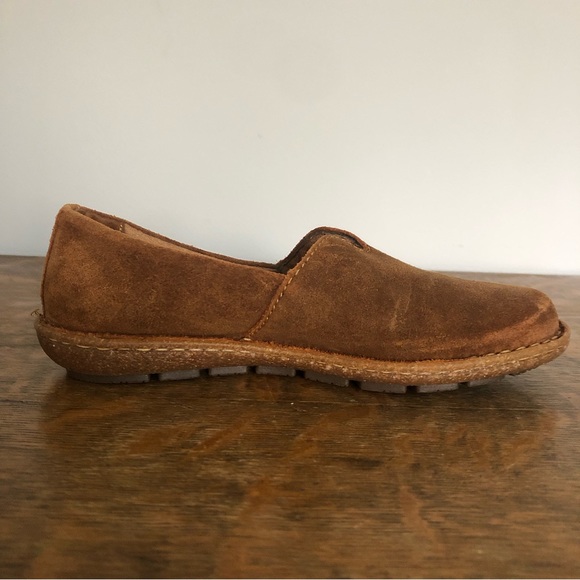 New Born Teresa Rust Distressed Leather Slip On Comfort Loafer Shoes - Picture 13 of 13